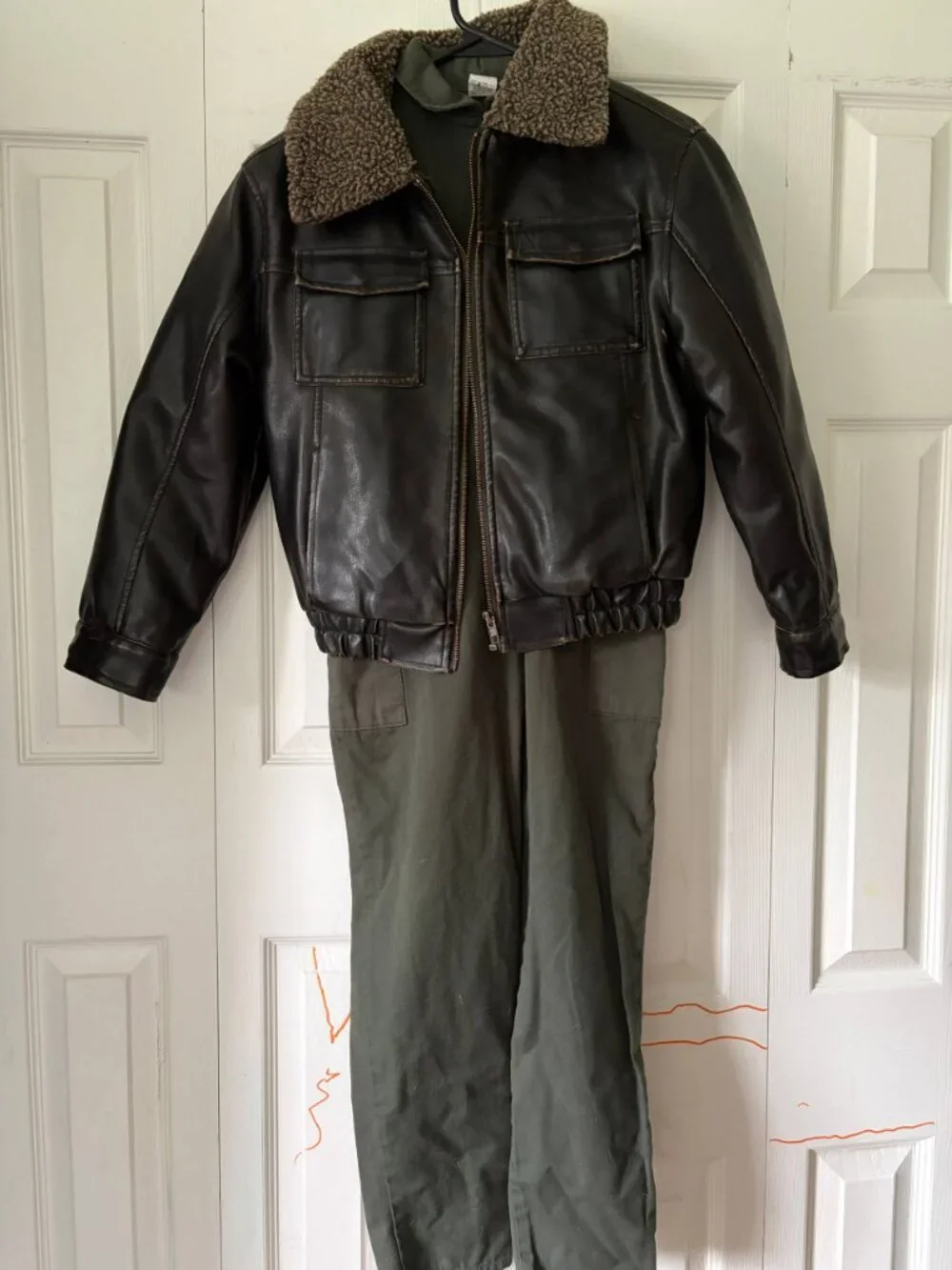 Kids Top Gun Maverick Fighter Pilot Suit Halloween Costume Size 9-10
